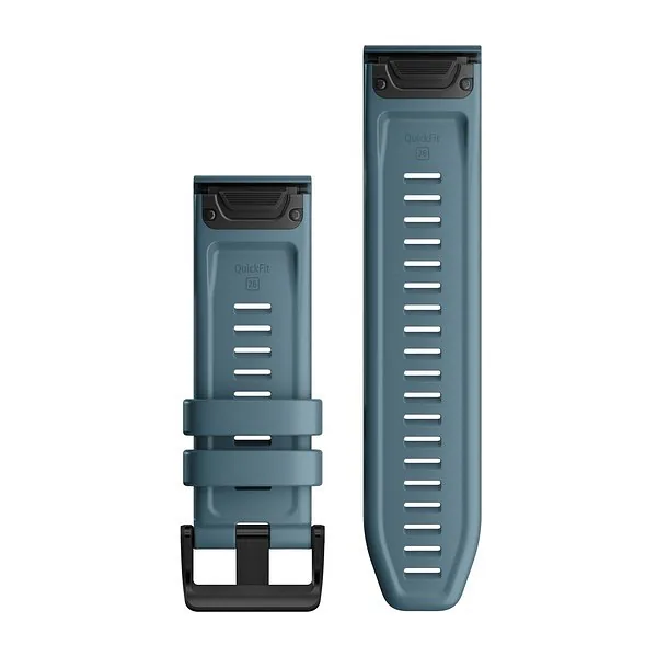 Garmin Pasek silikonowy na nadgarstek QuickFit 26 (stalowoniebieski)