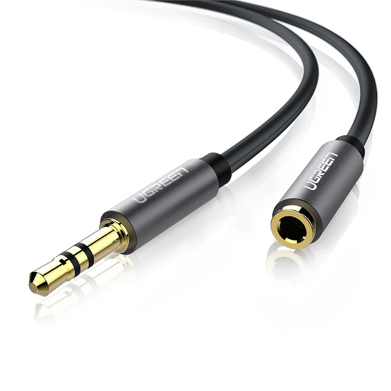 Ugreen 10594 audiokaabel 2 m 3.5mm Must