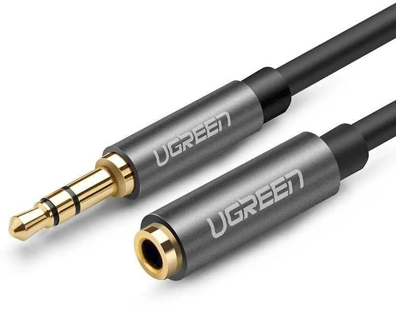 Ugreen 10595 AUX Cable Extension mini-jack 3,5 mm 3m Gray