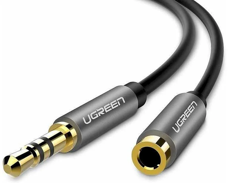 Ugreen 10595 AUX Cable Extension mini-jack 3,5 mm 3m Gray
