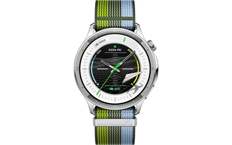 OPPO Watch S nutikell tekstiilrihmaga, hõbedane