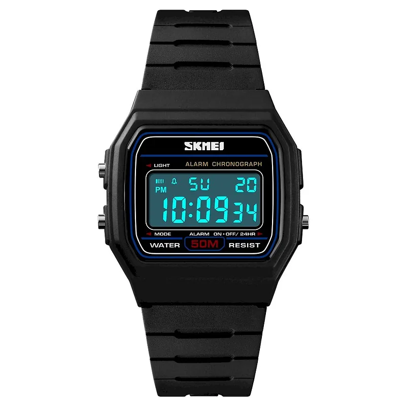 Skmei 1412BKWT Watch / black/white
