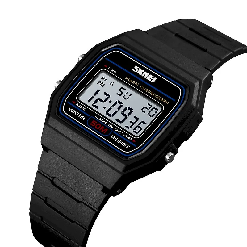 Skmei 1412BKWT Watch / black/white