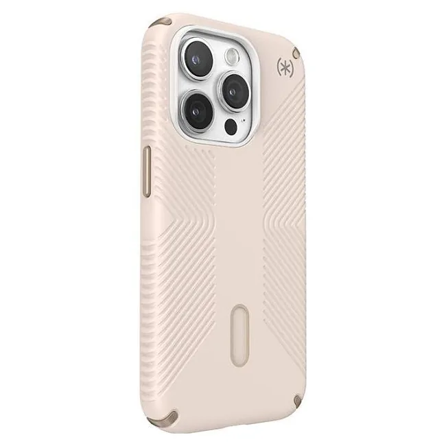 Speck Presidio2 Grip ClickLock & Magsafe do iPhone 15 Pro (Bleached Bone / Heirloom Gold / Hazel Brown)