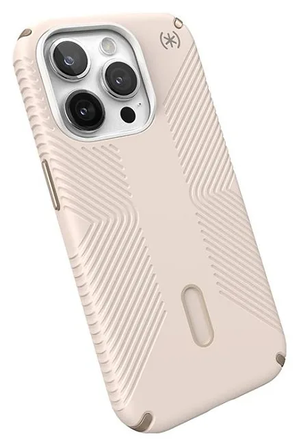 Speck Presidio2 Grip ClickLock & Magsafe do iPhone 15 Pro (Bleached Bone / Heirloom Gold / Hazel Brown)