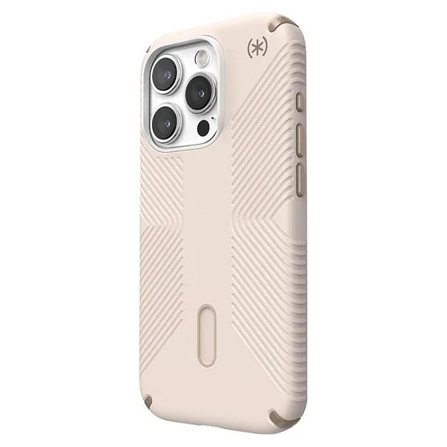 Speck Presidio2 Grip ClickLock & Magsafe do iPhone 15 Pro (Bleached Bone / Heirloom Gold / Hazel Brown)