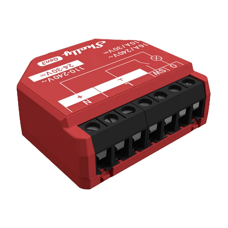 Shelly 1PM Gen3 Set of 4 Controller WiFi, Bluetooth