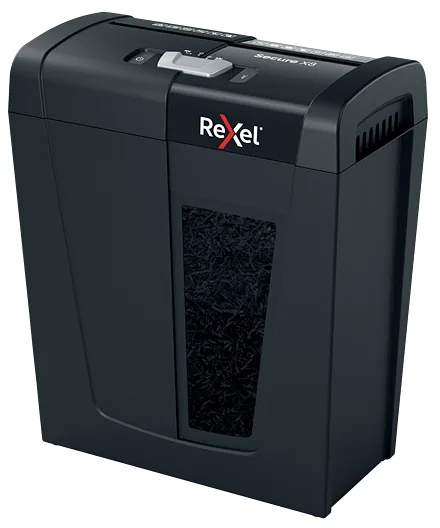 Rexel Secure X8 paberihunt Risti lõiked 68 dB Must