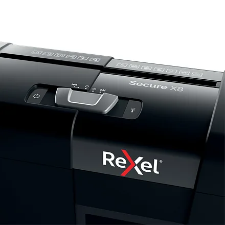 Rexel Secure X8 paberihunt Risti lõiked 68 dB Must