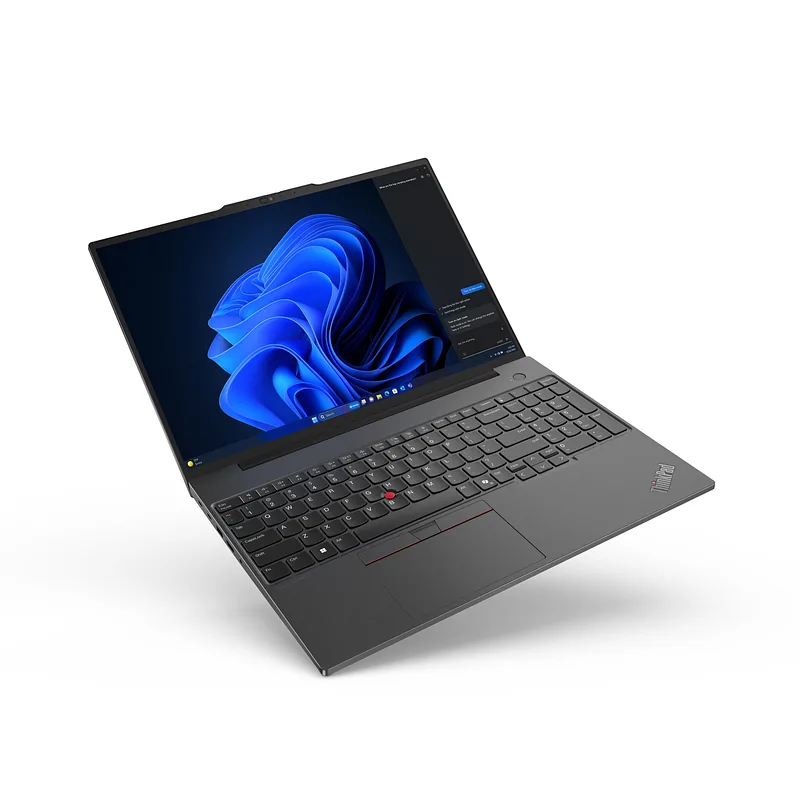 Lenovo ThinkPad E16 Gen 2 (Intel) Intel Core Ultra 7 155H Sülearvuti 40,6 cm (16″) WUXGA 32 GB DDR5-SDRAM 1 TB SSD Wi-Fi 6E (802.11ax) Windows 11 Pro Saksa keel Must