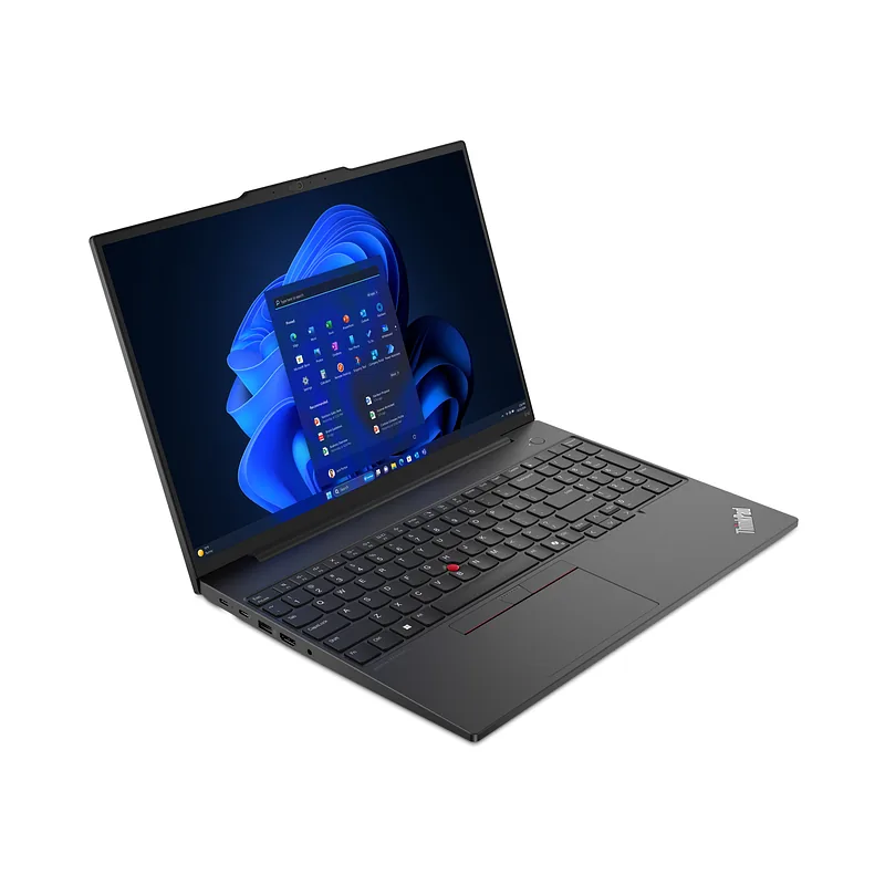 Lenovo ThinkPad E16 Gen 2 (Intel) Intel Core Ultra 7 155H Sülearvuti 40,6 cm (16″) WUXGA 32 GB DDR5-SDRAM 1 TB SSD Wi-Fi 6E (802.11ax) Windows 11 Pro Saksa keel Must