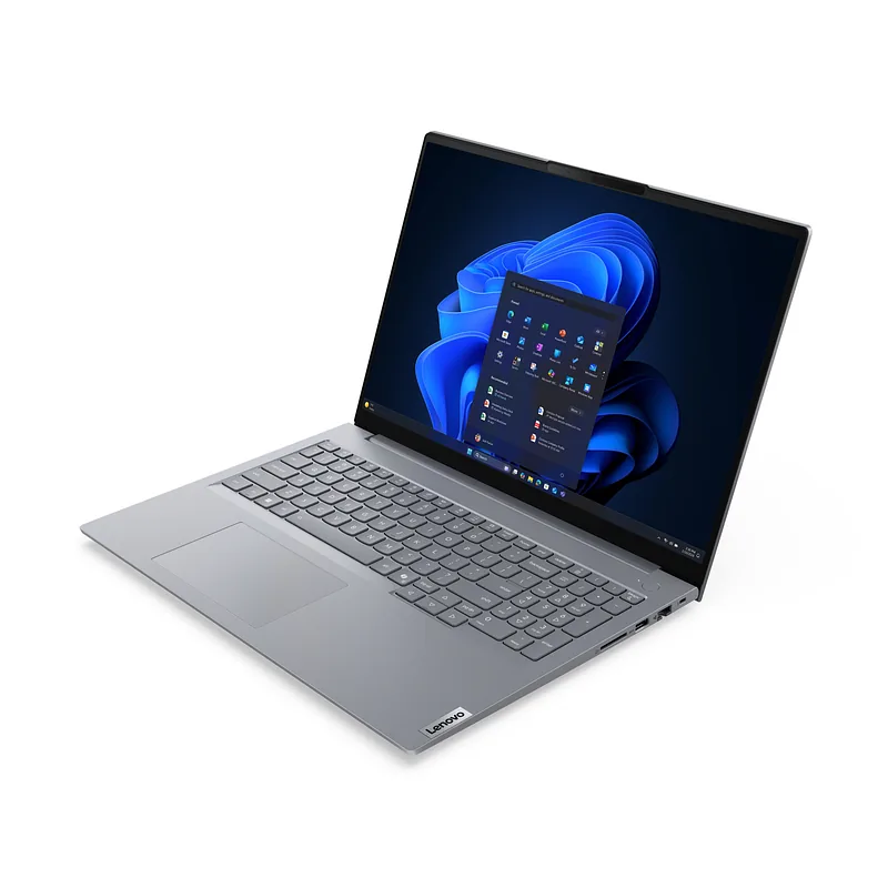 Lenovo ThinkBook 16 G9 AHP AMD Ryzen™ 5 220 Sülearvuti 40,6 cm (16″) WUXGA 16 GB DDR5-SDRAM 512 GB SSD Wi-Fi 7 (802.11be) Windows 11 Pro Põhjamaad Hall
