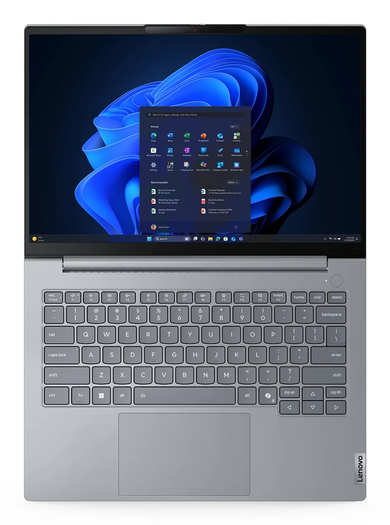 Lenovo ThinkBook 14 G9 AHP AMD Ryzen™ 5 220 Sülearvuti 35,6 cm (14″) WUXGA 16 GB DDR5-SDRAM 512 GB SSD Wi-Fi 7 (802.11be) Windows 11 Pro Põhjamaad Hall