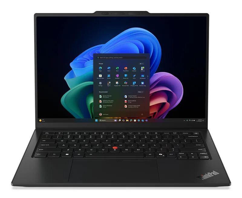 Lenovo ThinkPad X1 Carbon Gen 14 Aura Edition Copilot+ PC Intel Core Ultra X7 358H Sülearvuti 35,6 cm (14") Puutetundlik ekraan WUXGA 64 GB LPDDR5x-SDRAM 1 TB SSD Wi-Fi 7 (802.11be) Windows 11 Pro Põhjamaad Must