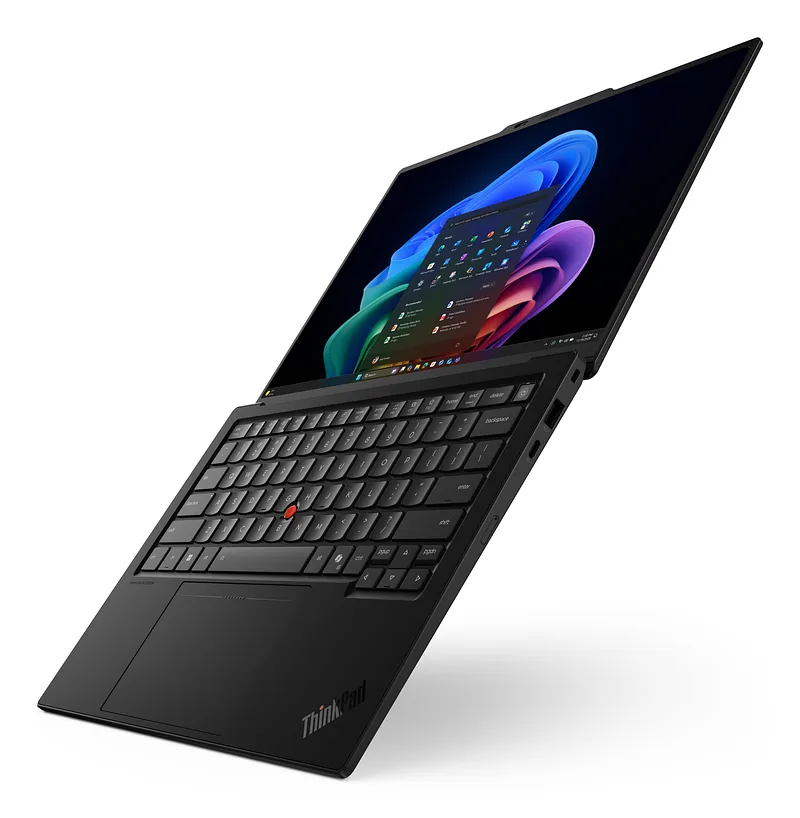 Lenovo ThinkPad X1 Carbon Gen 14 Aura Edition Copilot+ PC Intel Core Ultra 5 325 Sülearvuti 35,6 cm (14″) Puutetundlik ekraan WUXGA 32 GB LPDDR5x-SDRAM 512 GB SSD Wi-Fi 7 (802.11be) Windows 11 Pro Põhjamaad Must