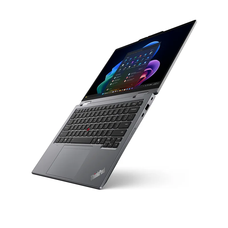 Lenovo ThinkPad X1 2-in-1 Gen 11 Aura Edition Copilot+ PC Intel Core Ultra X7 368H Hübriid (kaks ühes) 35,6 cm (14″) Puutetundlik ekraan 2.8K 64 GB LPDDR5x-SDRAM 1 TB SSD Wi-Fi 7 (802.11be) Windows 11 Pro Põhjamaad Hall