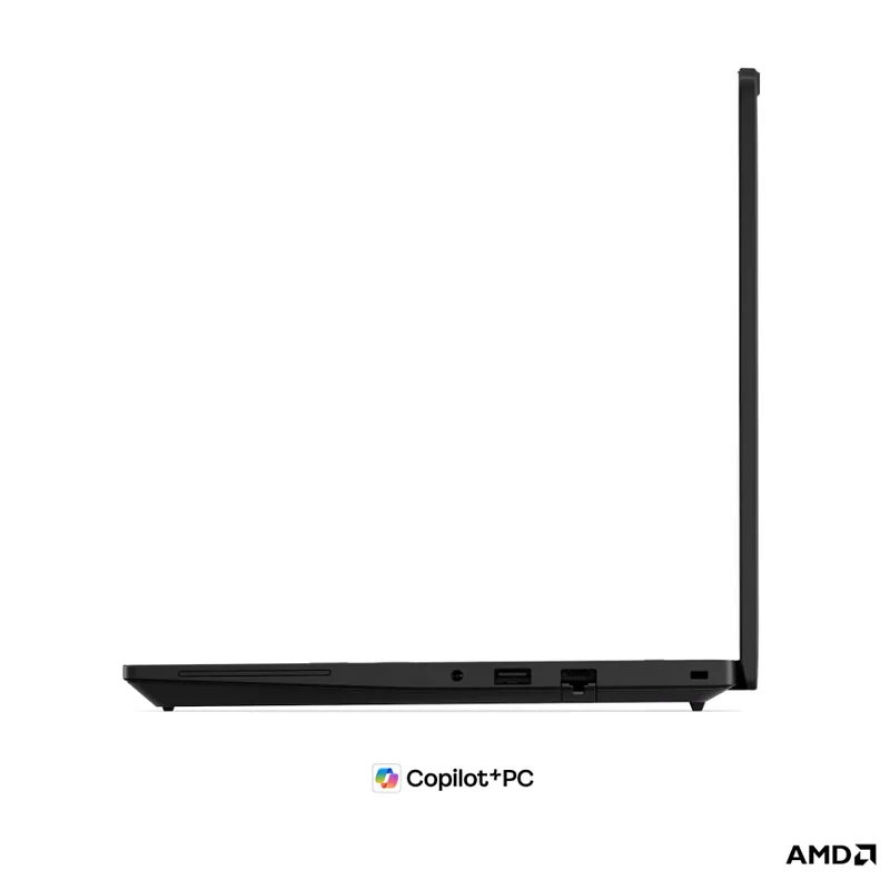 Lenovo ThinkPad T14 G7 AMD, Black, 14 “, IPS, WUXGA, 1920 x 1200 pixels, Anti-glare, AMD Ryzen AI 5 PRO, 440, 16 GB, SODIMM DDR5, Solid-state drive capacity 512 GB, AMD Radeon 840M Graphics, Windows 11 Pro, 802.11be, Bluetooth version 5.4, Keyboard language English, Keyboard backlit, Warranty 36 month(s), Battery warranty 12 month(s)