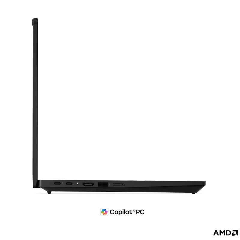 Lenovo ThinkPad T14 G7 AMD, Black, 14 “, IPS, WUXGA, 1920 x 1200 pixels, Anti-glare, AMD Ryzen AI 5 PRO, 440, 16 GB, SODIMM DDR5, Solid-state drive capacity 512 GB, AMD Radeon 840M Graphics, Windows 11 Pro, 802.11be, Bluetooth version 5.4, Keyboard language English, Keyboard backlit, Warranty 36 month(s), Battery warranty 12 month(s)