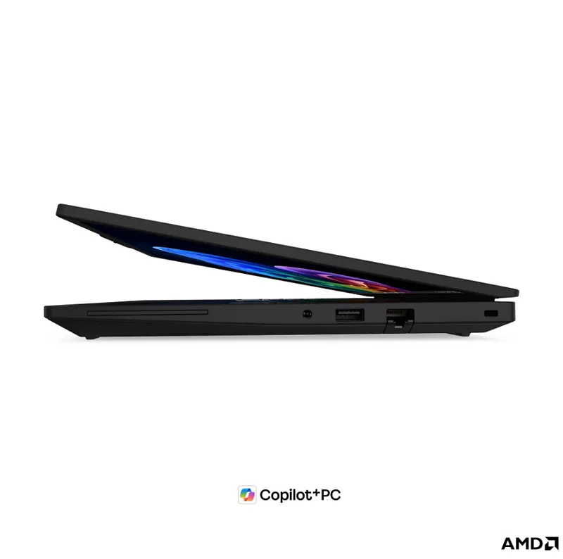 Lenovo ThinkPad T14 G7 AMD, Black, 14 “, IPS, WUXGA, 1920 x 1200 pixels, Anti-glare, AMD Ryzen AI 5 PRO, 440, 16 GB, SODIMM DDR5, Solid-state drive capacity 512 GB, AMD Radeon 840M Graphics, Windows 11 Pro, 802.11be, Bluetooth version 5.4, Keyboard language English, Keyboard backlit, Warranty 36 month(s), Battery warranty 12 month(s)