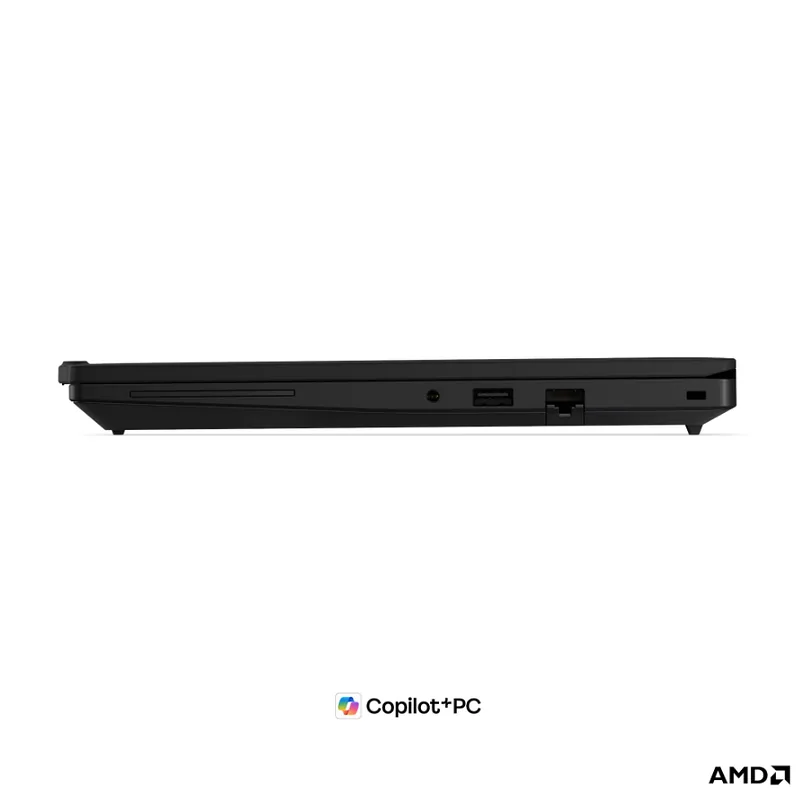 Lenovo ThinkPad T14 G7 AMD, Black, 14 “, IPS, WUXGA, 1920 x 1200 pixels, Anti-glare, AMD Ryzen AI 5 PRO, 440, 16 GB, SODIMM DDR5, Solid-state drive capacity 512 GB, AMD Radeon 840M Graphics, Windows 11 Pro, 802.11be, Bluetooth version 5.4, Keyboard language English, Keyboard backlit, Warranty 36 month(s), Battery warranty 12 month(s)