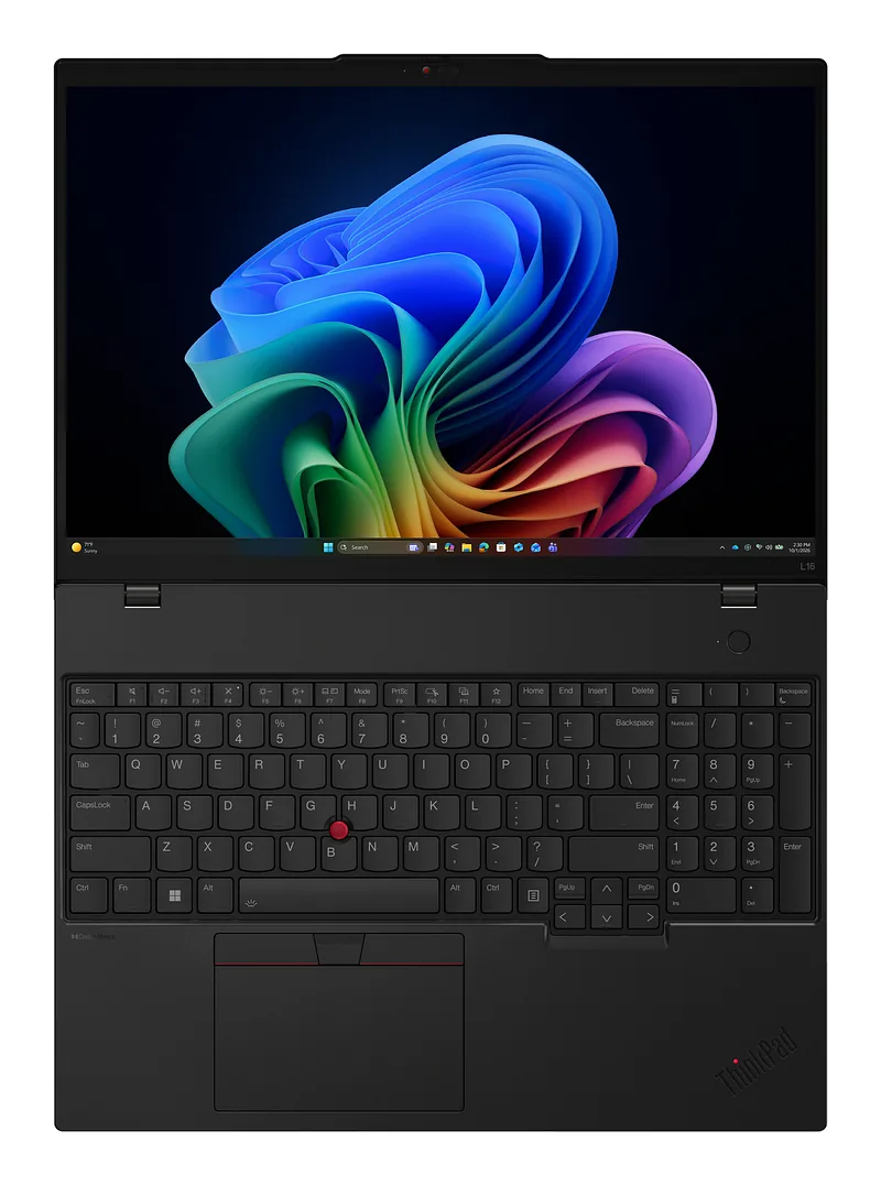 Lenovo ThinkPad L16 Gen 3 (AMD) Copilot+ PC AMD Ryzen AI 5 430 Sülearvuti 40,6 cm (16″) WUXGA 16 GB DDR5-SDRAM 512 GB SSD Wi-Fi 7 (802.11be) Windows 11 Pro Põhjamaad Must