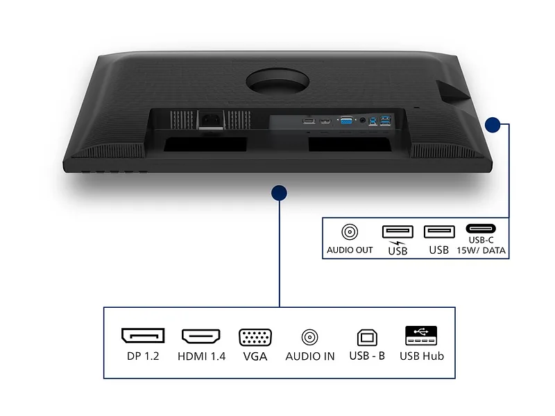 Philips 3000 series 24B2N3200D/00 PC lamekuvar 61,2 cm (24.1″) 1920 x 1200 pikslit WUXGA LCD Must