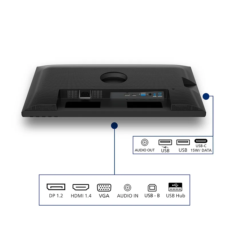 Philips 3000 series 24B2N3200D/00 PC lamekuvar 61,2 cm (24.1″) 1920 x 1200 pikslit WUXGA LCD Must