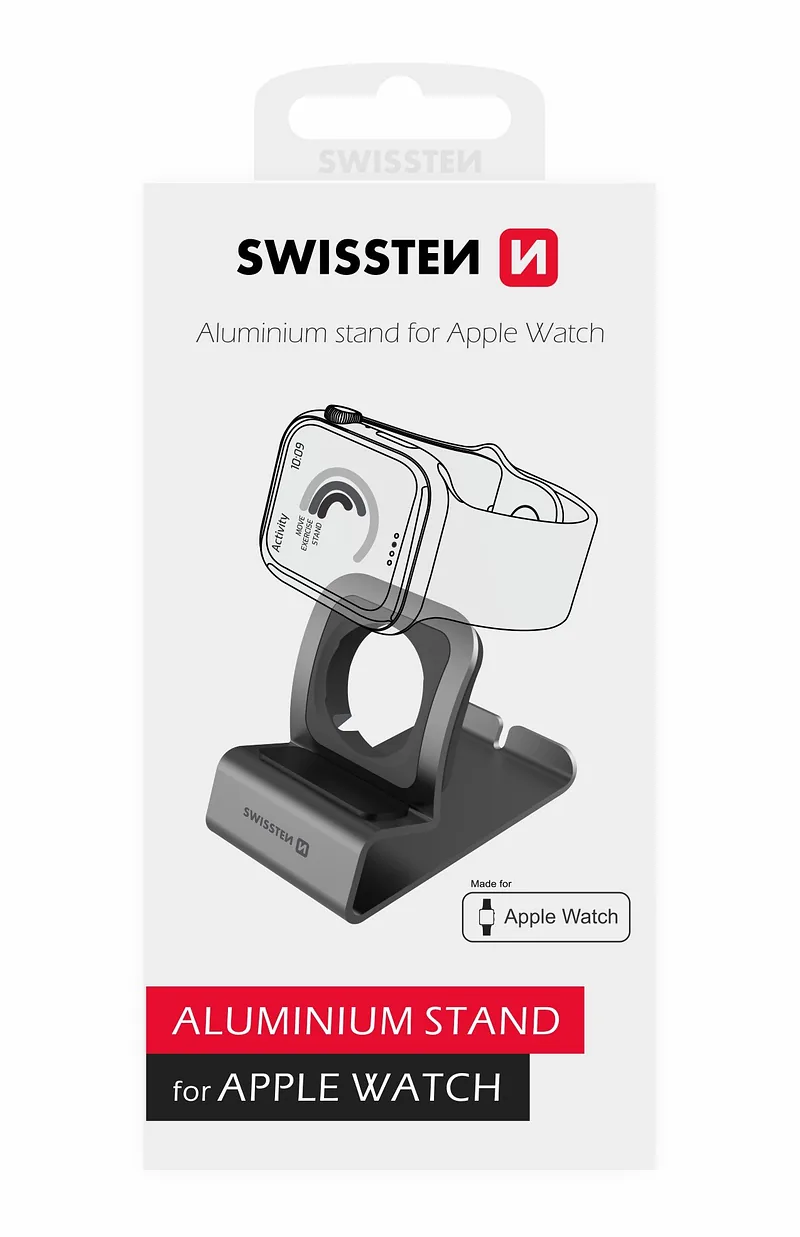 Swissten Aluminum Stand for Apple Watch
