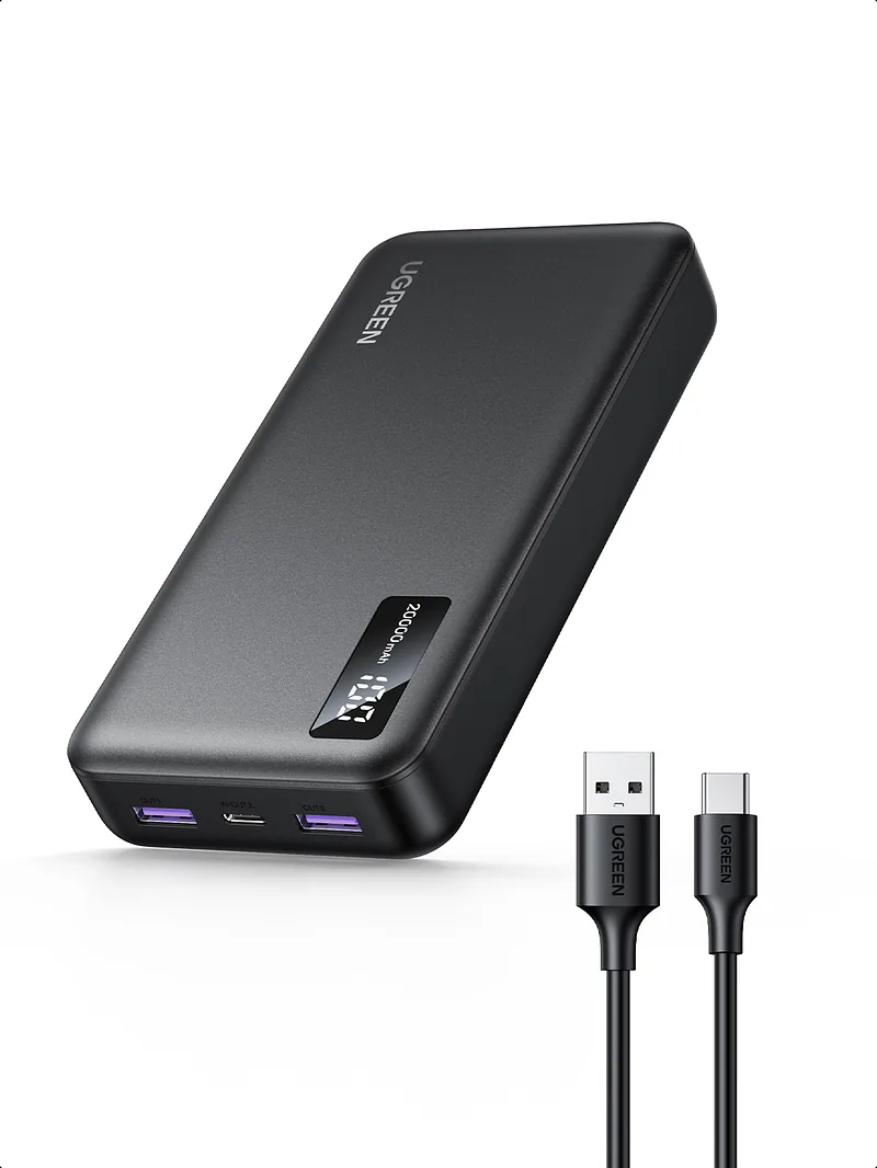 Ugreen 25683 akupank 20000 mAh Must