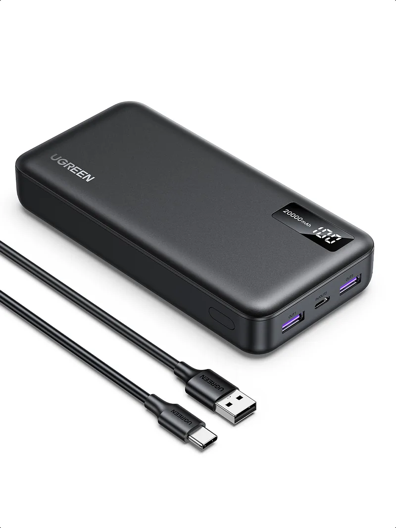 Ugreen 25683 akupank 20000 mAh Must