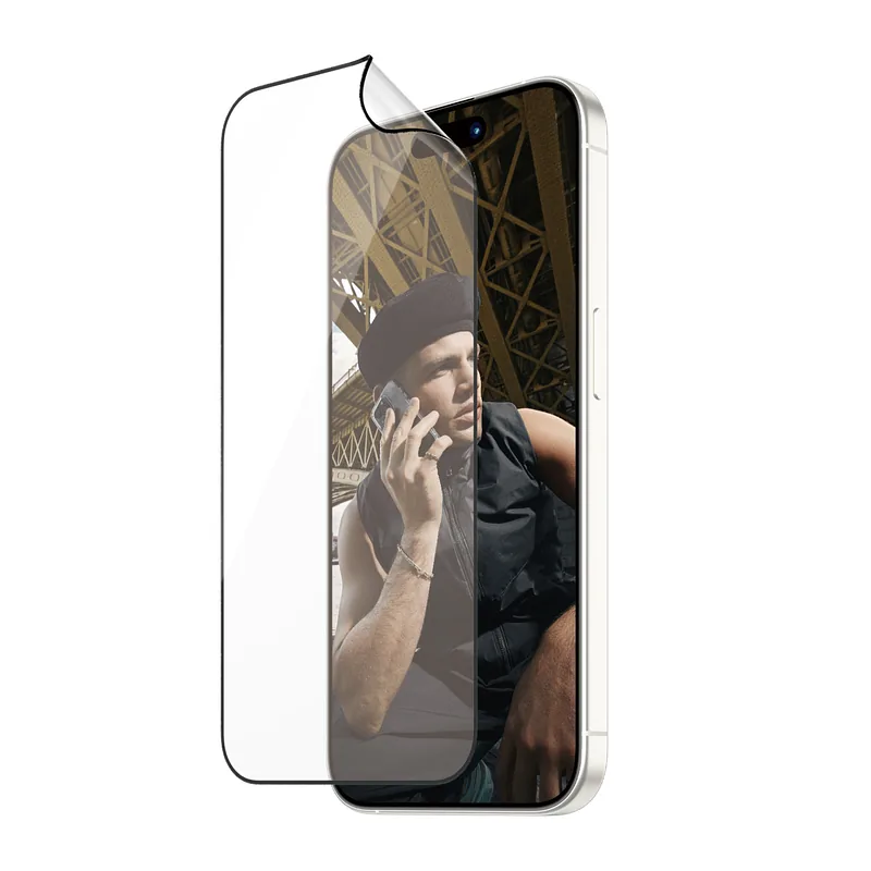 PanzerGlass ® ECO MATRIX Screen Protector with D3O® iPhone 15 Pro | Ultra-Wide Fit w. AlignerKit Selge ekraanikaitse Apple 1 tk