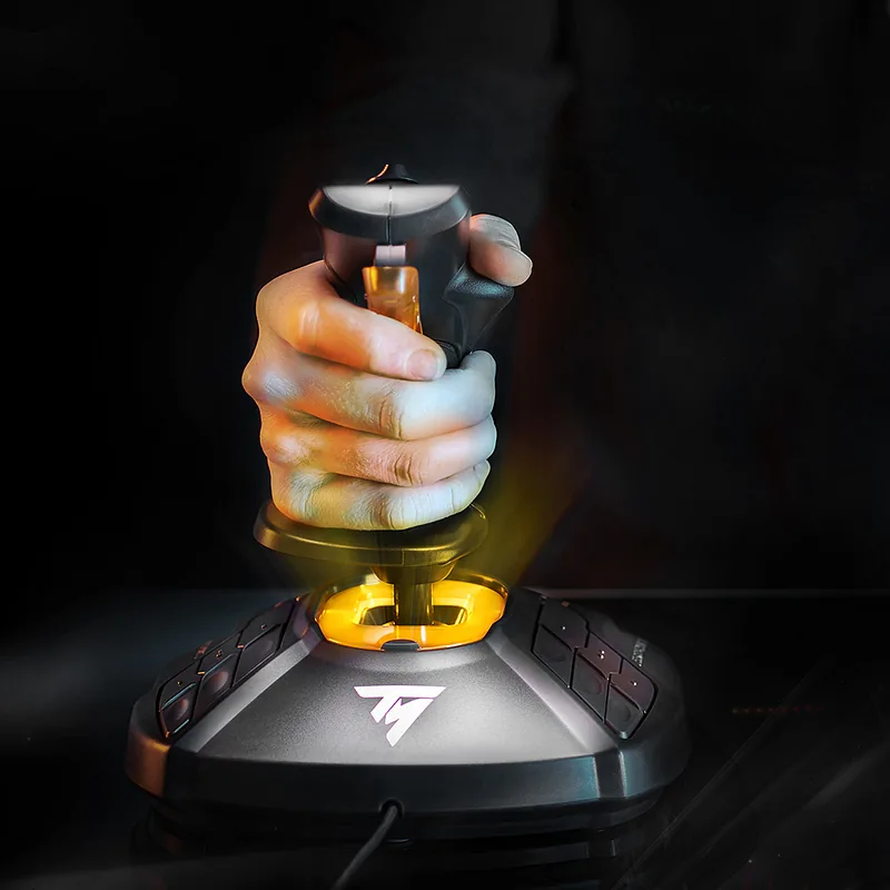 Thrustmaster T-16000M FC S Must, Oranž USB Juhtkang Analoog/digitaal PC