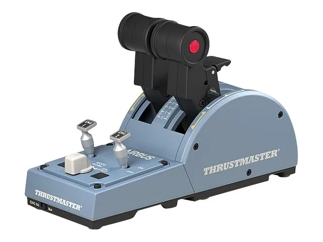 Thrustmaster TCA Quadrant Airbus Edition Must, Sinine Lennusimulaator PC