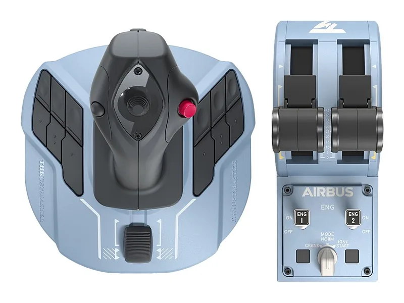Thrustmaster Airbus Edition Must, Sinine USB Juhtkang Analoog/digitaal PC