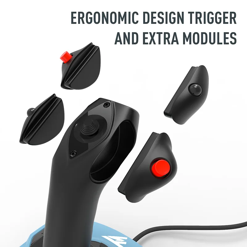 Thrustmaster Airbus Edition Must, Sinine USB Juhtkang Analoog/digitaal PC