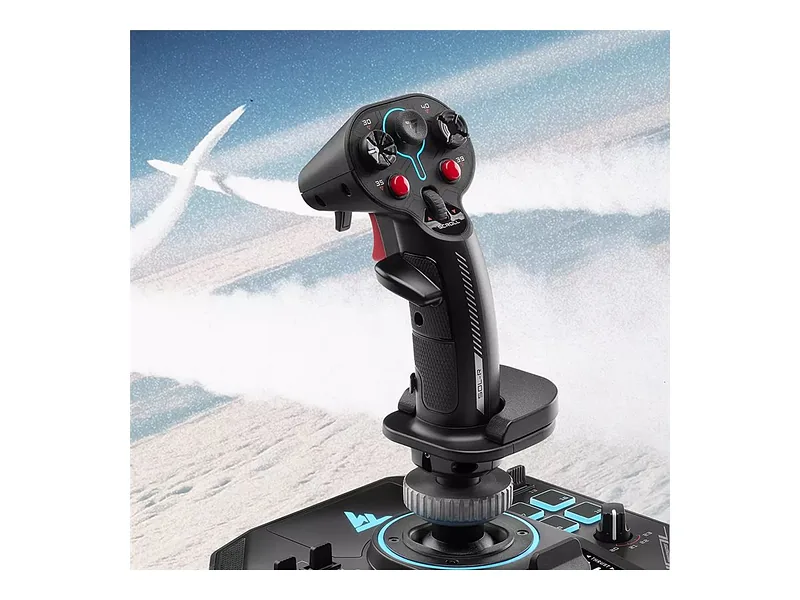 Thrustmaster Sol-R 4 HOTAS Must USB Juhtkang + mootori juhthoob Analoog/digitaal PC