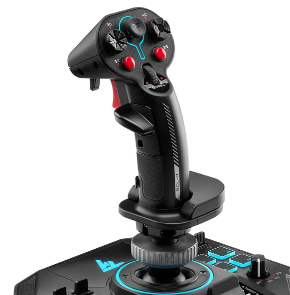 Thrustmaster Sol-R 4 HOTAS Must USB Juhtkang + mootori juhthoob Analoog/digitaal PC