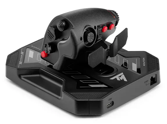 Thrustmaster Sol-R 4 HOTAS Must USB Juhtkang + mootori juhthoob Analoog/digitaal PC