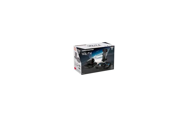 Thrustmaster Sol-R 4 HOTAS Must USB Juhtkang + mootori juhthoob Analoog/digitaal PC