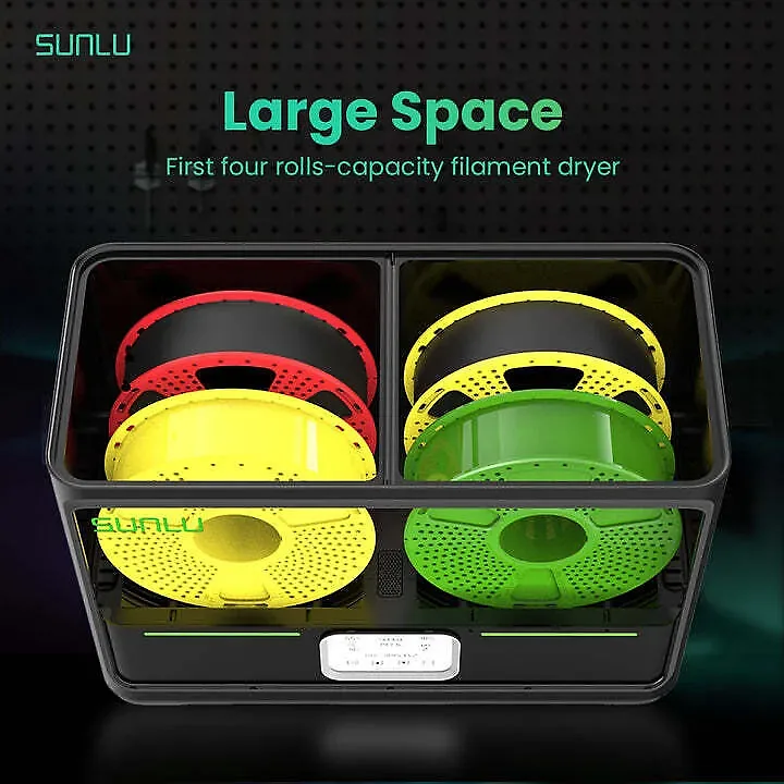 SUNLU FilaDryer S4 filamentide kuivati