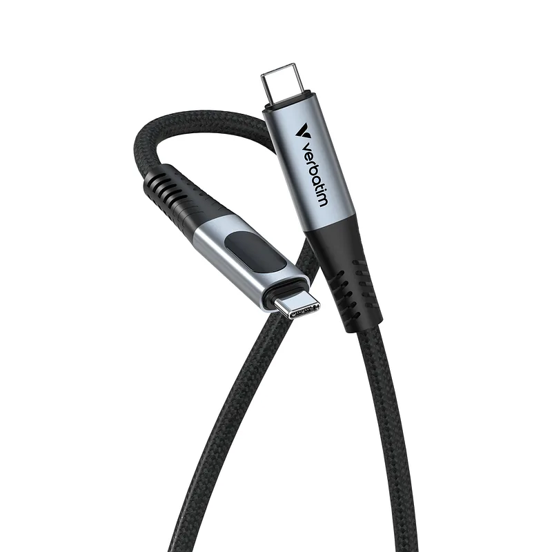 Verbatim 31848 USB-kaabel USB 2.0 1,2 m USB C 0,48 Gbit/s 100 W Must