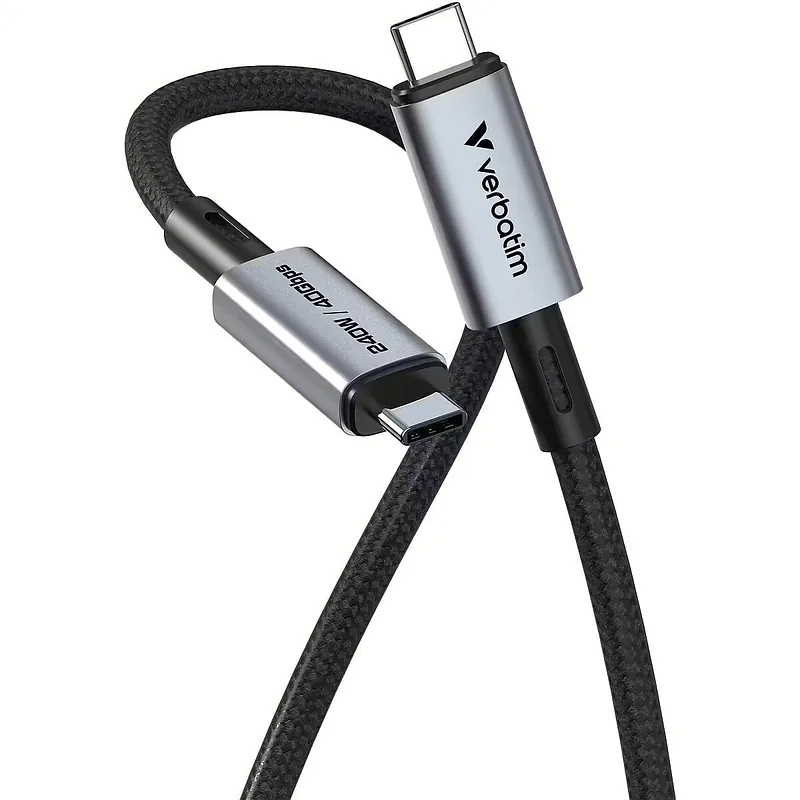 Verbatim 31849V display cable USB-C 240W / 40Gbps