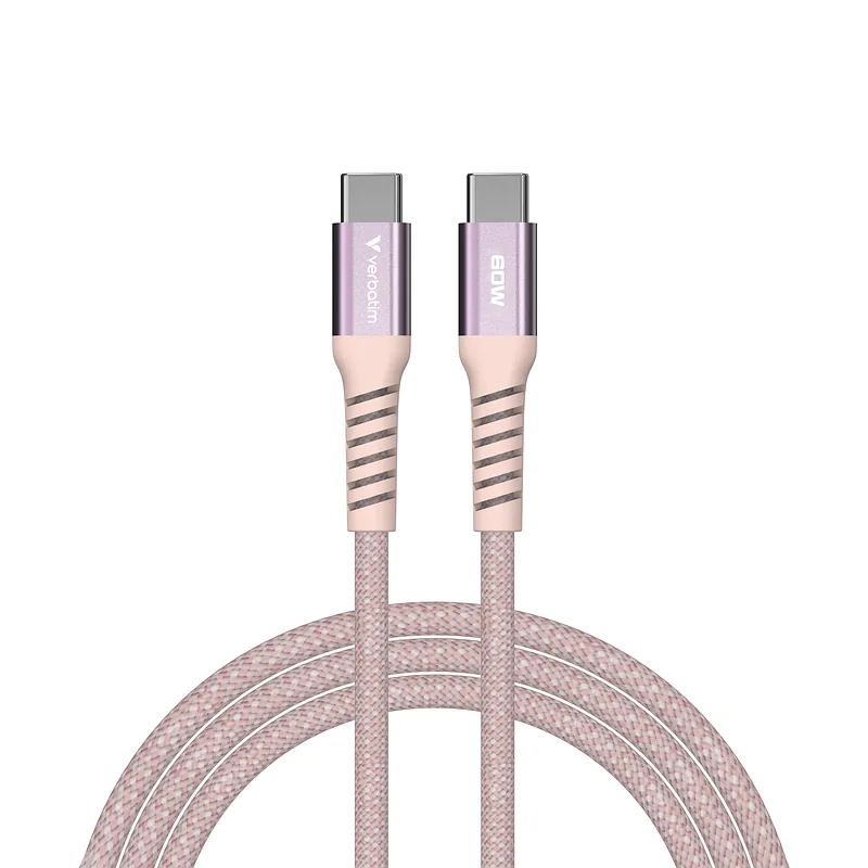 Verbatim 31853 USB-kaabel USB 2.0 1,2 m USB C 0,48 Gbit/s 60 W Roosa