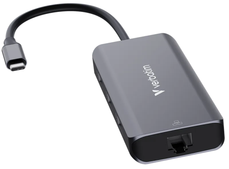 Docking station Verbatim USB-C Essentials Multiport Hub 6 Port RJ45