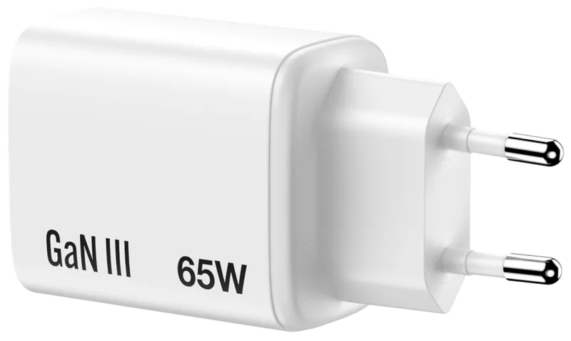 Charger Verbatim Essentials GaN Wall Charger 65W 3 Port White