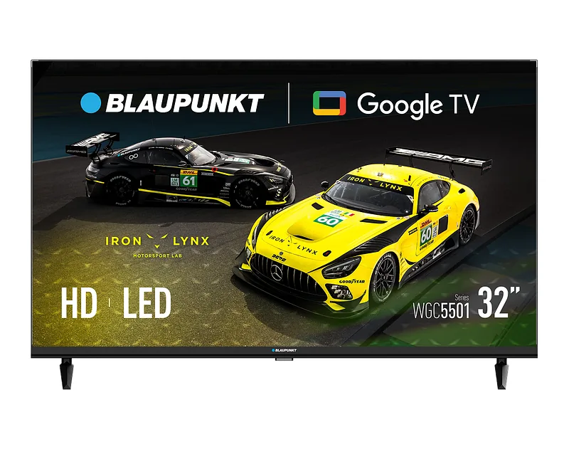 Blaupunkt, LED TV, 32WGC5501S, 32, Smart TV, Google TV, Black