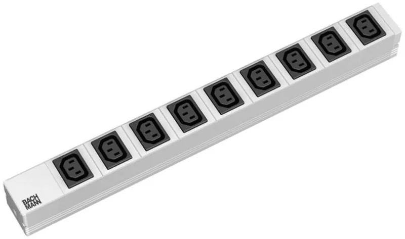 Bachmann IT PDU Basic 1U 9-Way C13 Silver