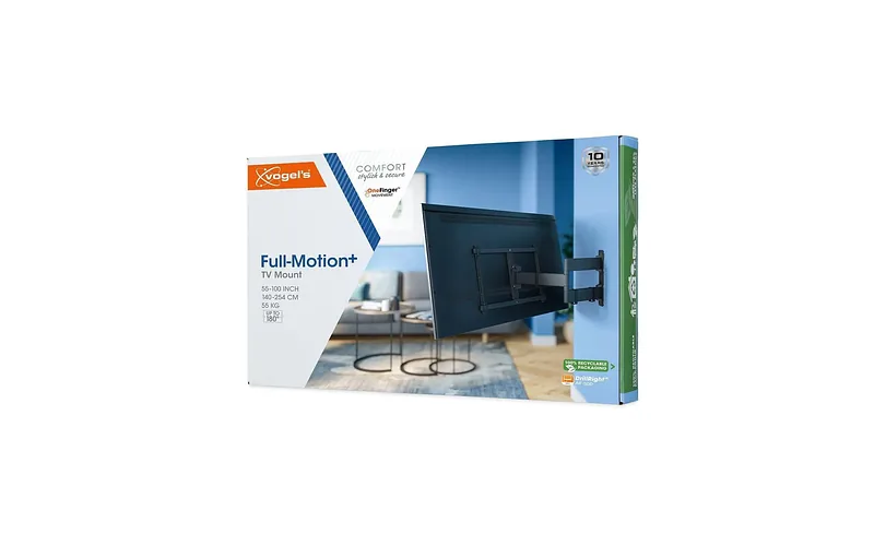 Vogel’s TVM 3845 Full Motion+ XL TV-seinäteline, musta
