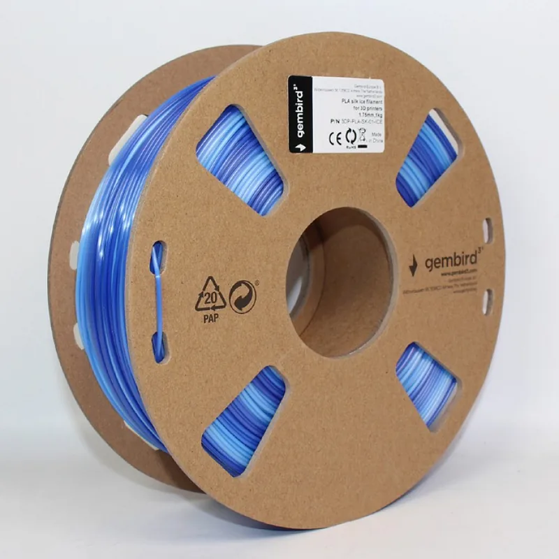 Supply for 3D Printer Gembird PLA Flexible Blue 1.75 mm 1kg