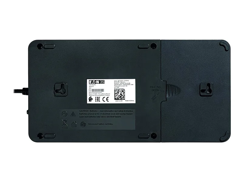 Eaton 3S Gen2 UPS DIN, 450 VA, 270 W, Input: Schuko, Outputs: (3) Schuko, (3) Schuko surge only, Tower, 3S450D
